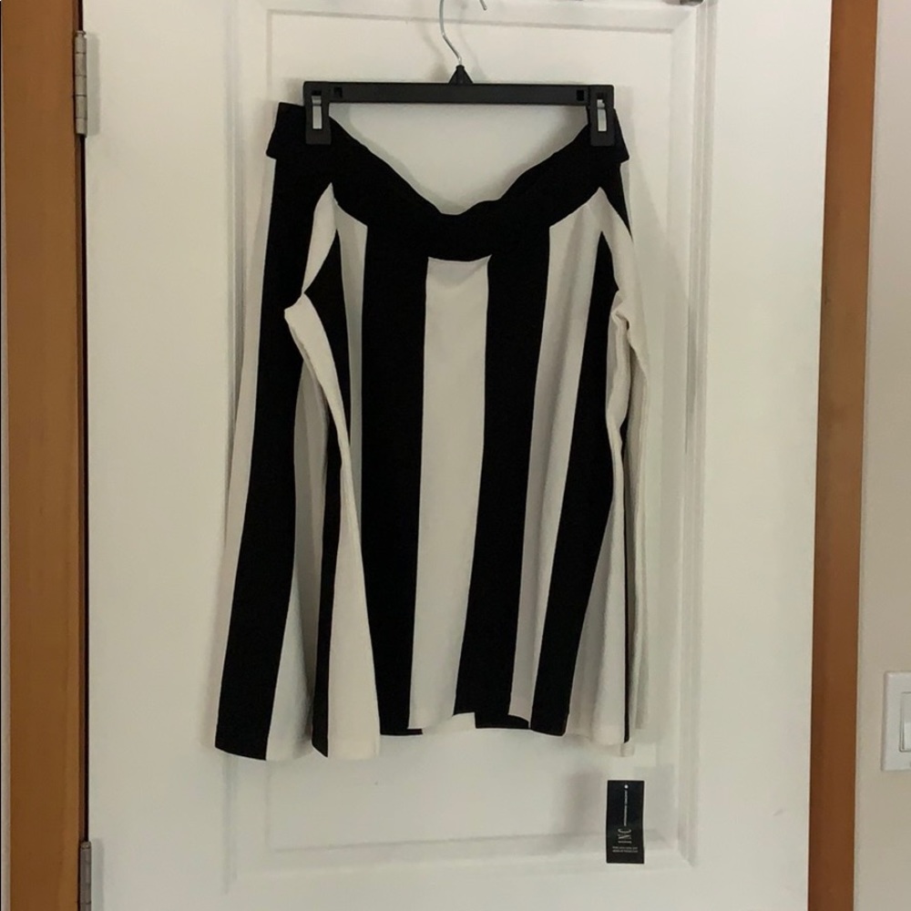 INC off shoulder long sleeve top